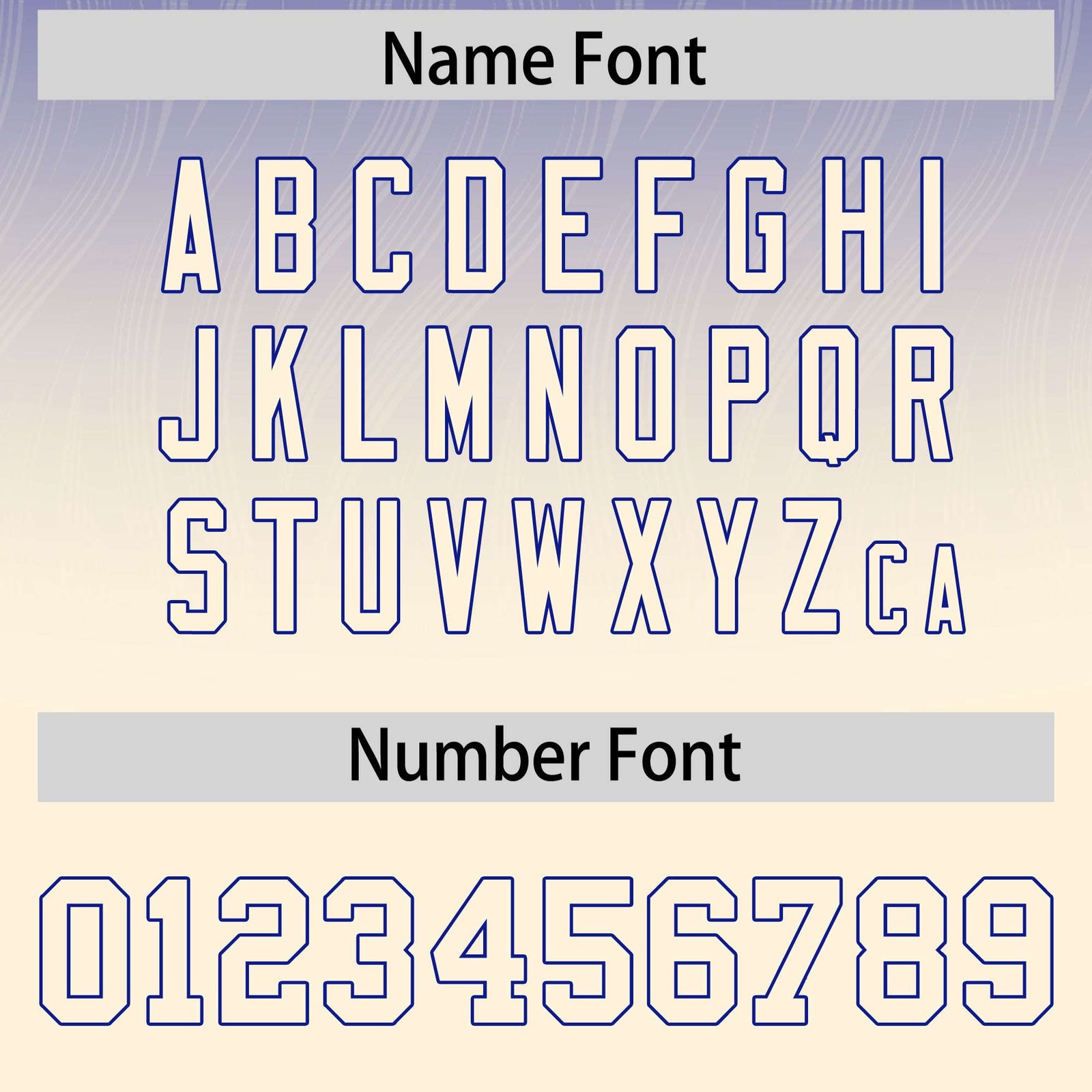 Custom Royal Cream Gradient Fashion Outdoor Authentic Football Jersey