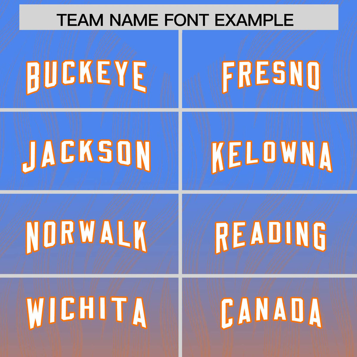 Custom Powder Blue Orange Gradient Fashion Outdoor Authentic Football Jersey