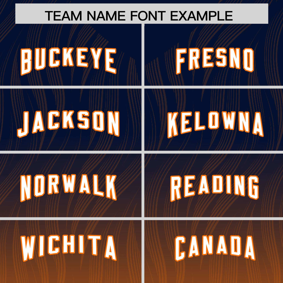 Custom Navy Orange Gradient Fashion Outdoor Authentic Football Jersey