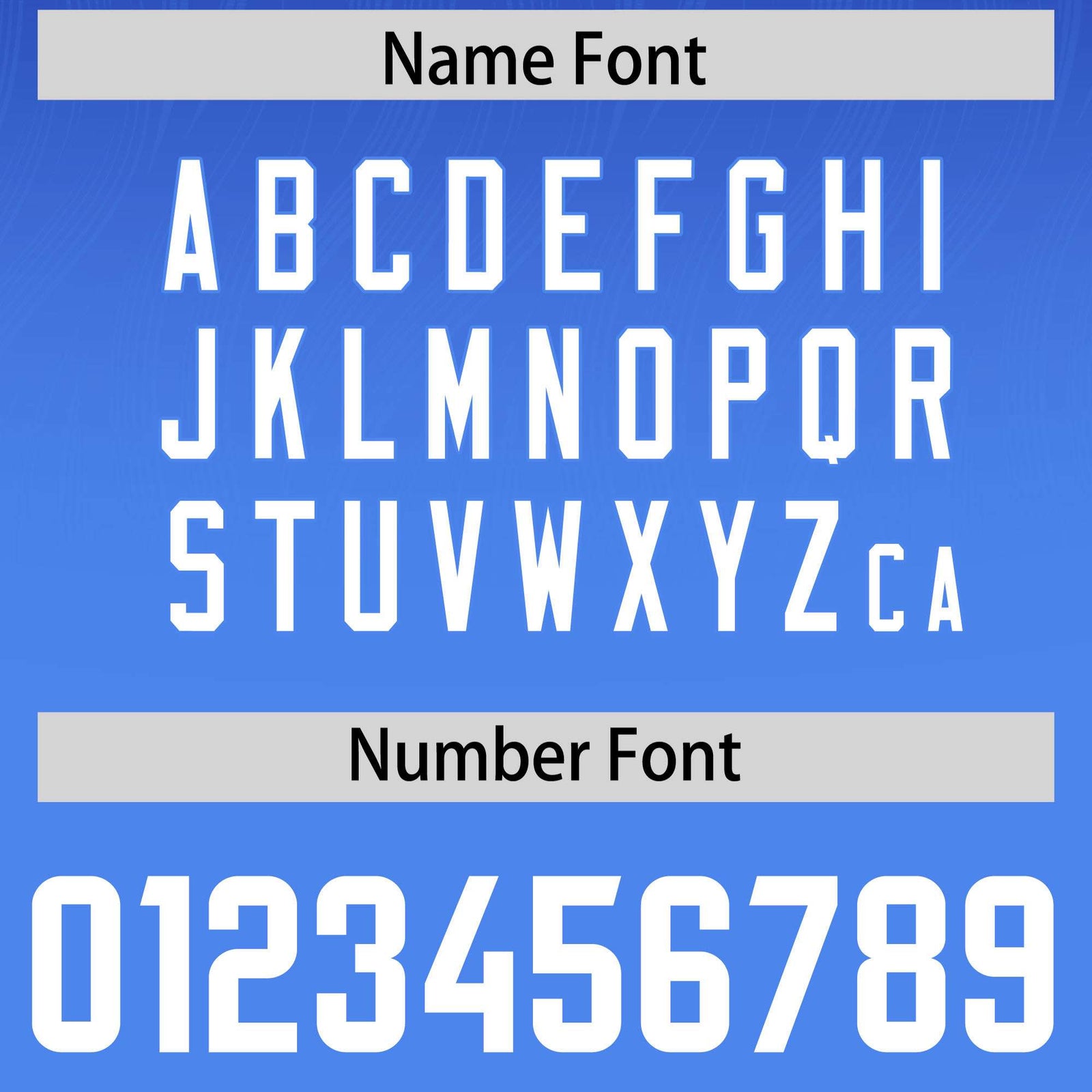 Custom Royal Powder Blue Gradient Fashion Outdoor Authentic Football Jersey