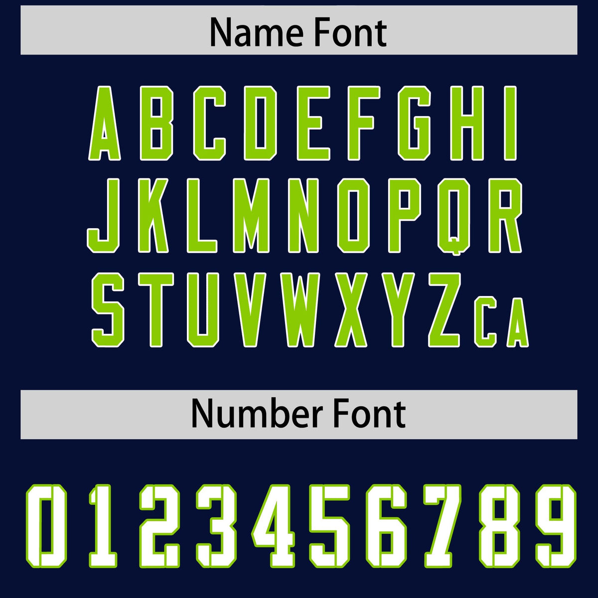 Custom Navy Neon Green Side Stripe Pattern Authentic Football Jersey