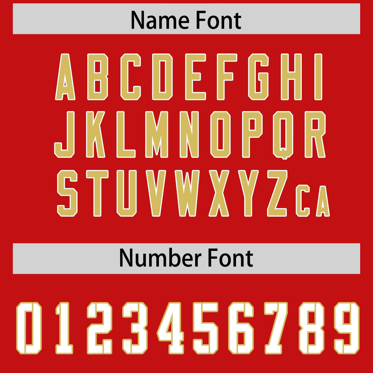 Custom Red Old Gold Side Stripe Pattern Authentic Football Jersey