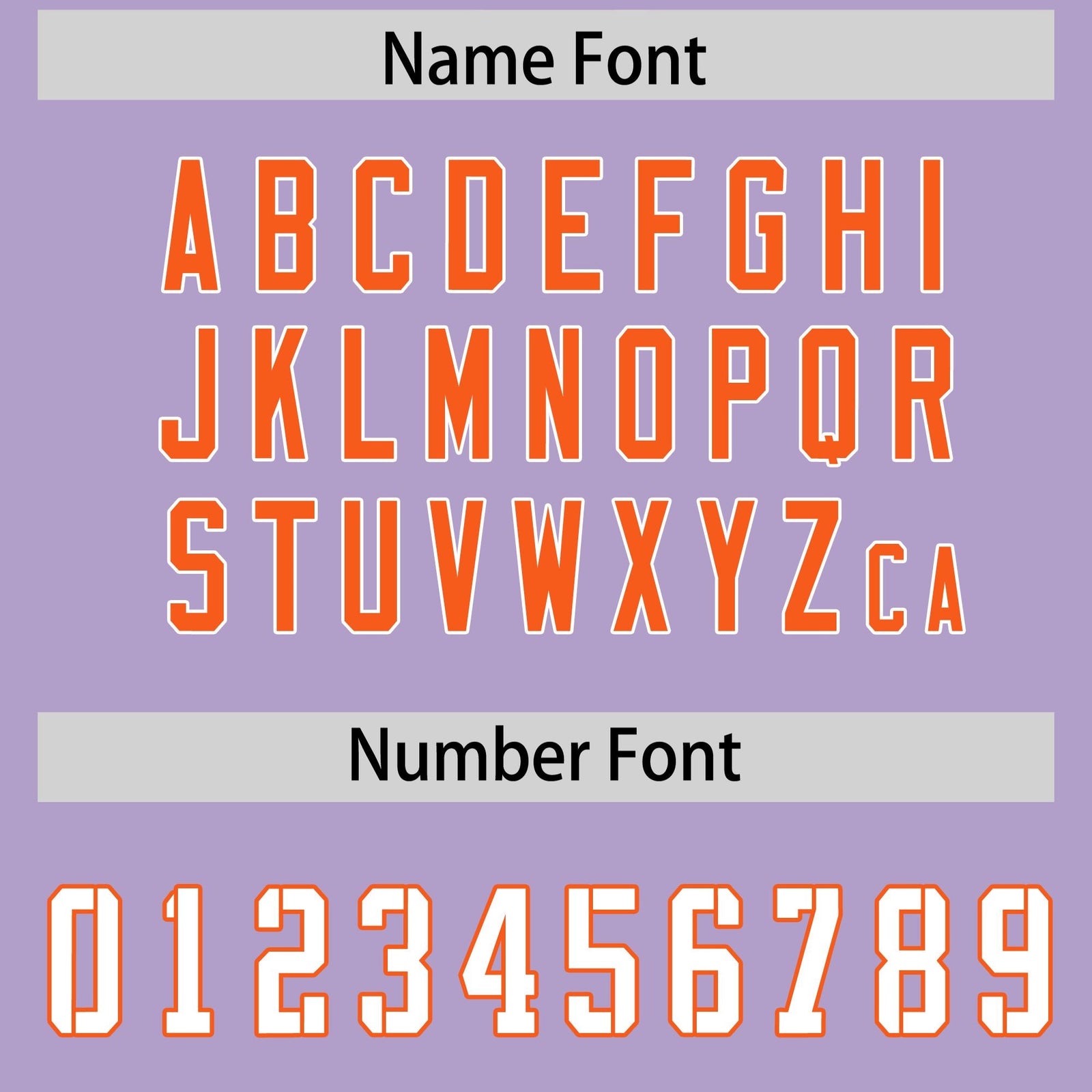 Custom Light Purple Orange Side Stripe Pattern Authentic Football Jersey