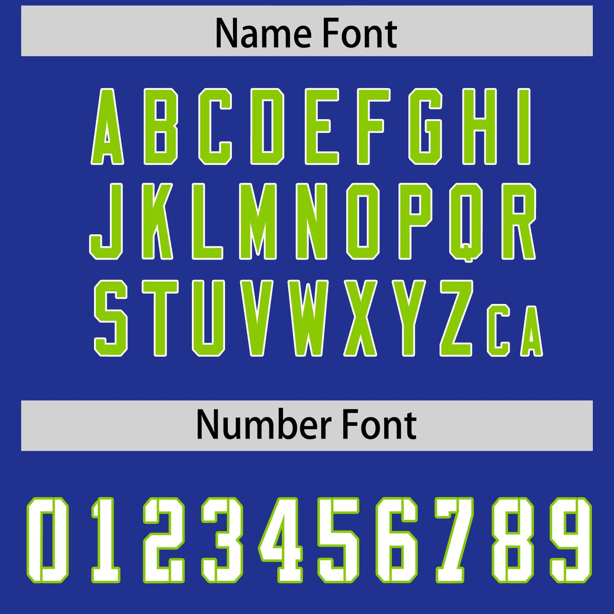 Custom Royal Neon Green Side Stripe Pattern Authentic Football Jersey