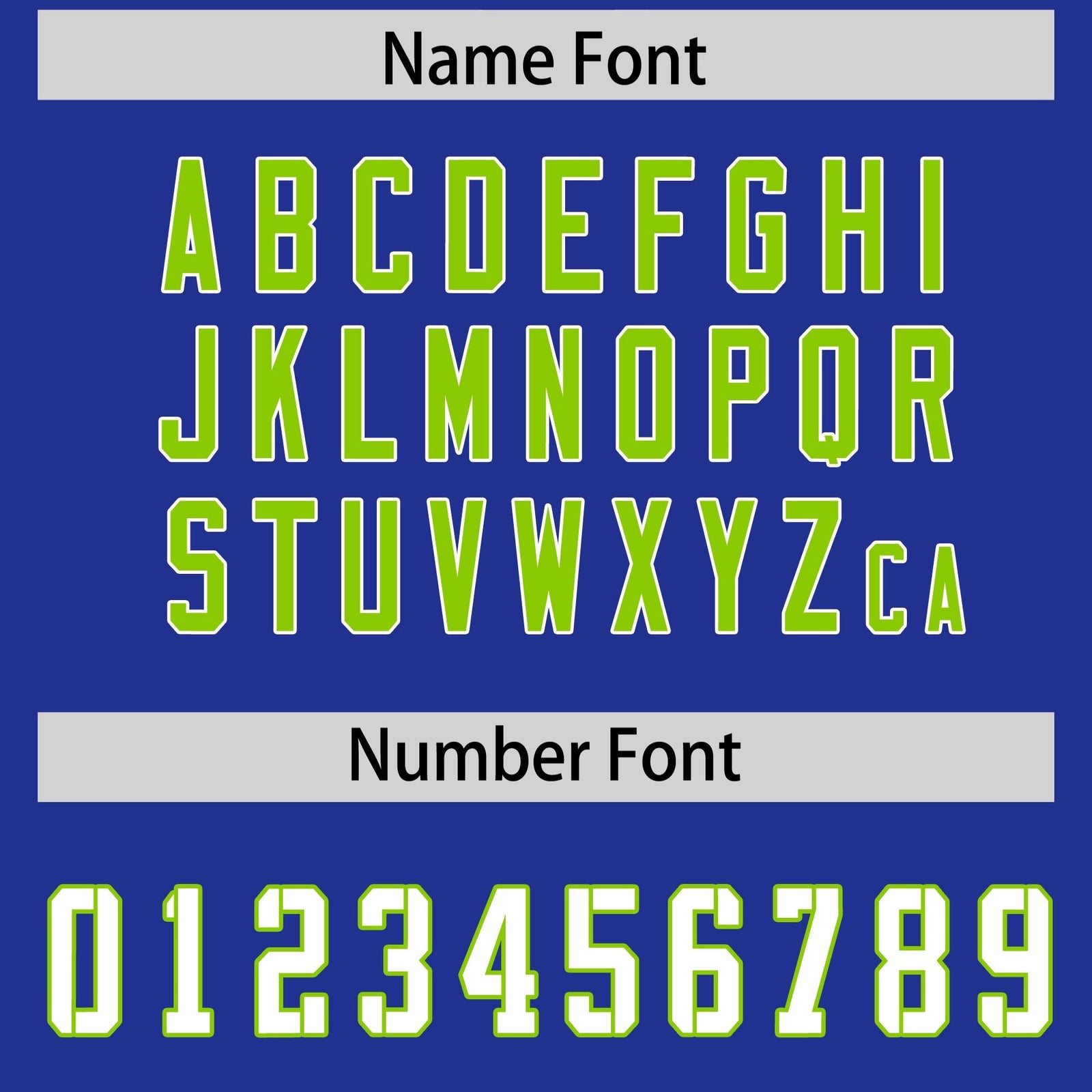 Custom Royal Neon Green Side Stripe Pattern Authentic Football Jersey