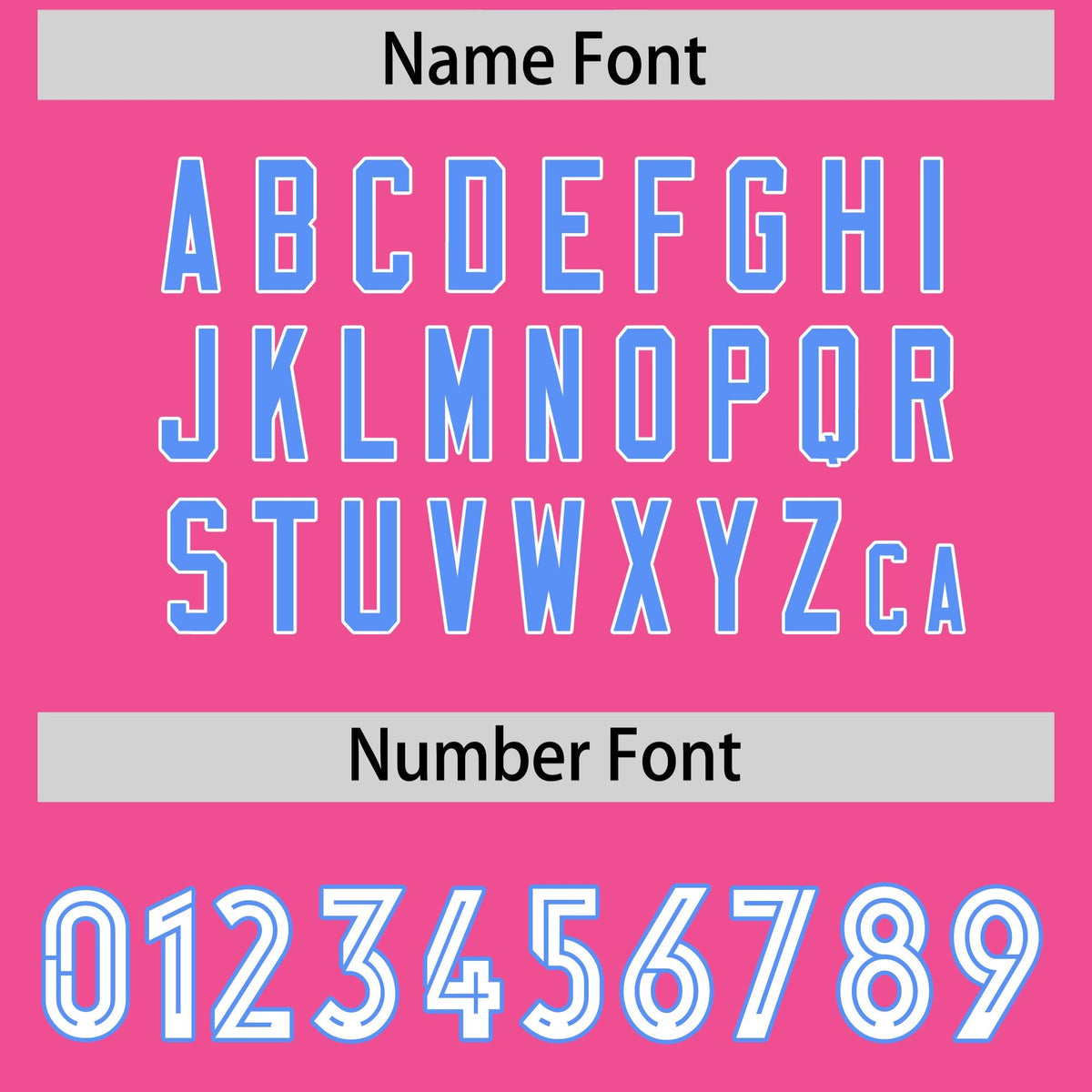 Custom Pink Powder Blue Side Stripe Pattern Authentic Football Jersey