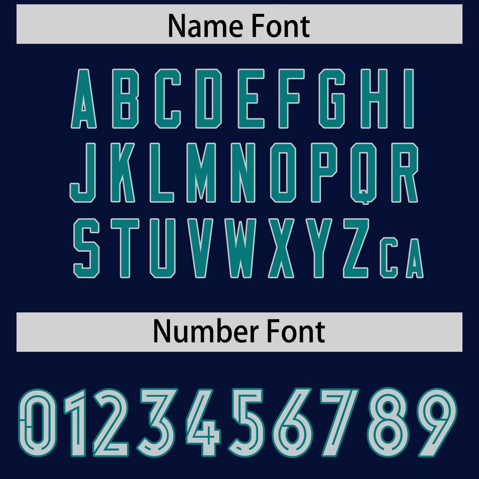 Custom Navy Aqua Side Stripe Pattern Authentic Football Jersey