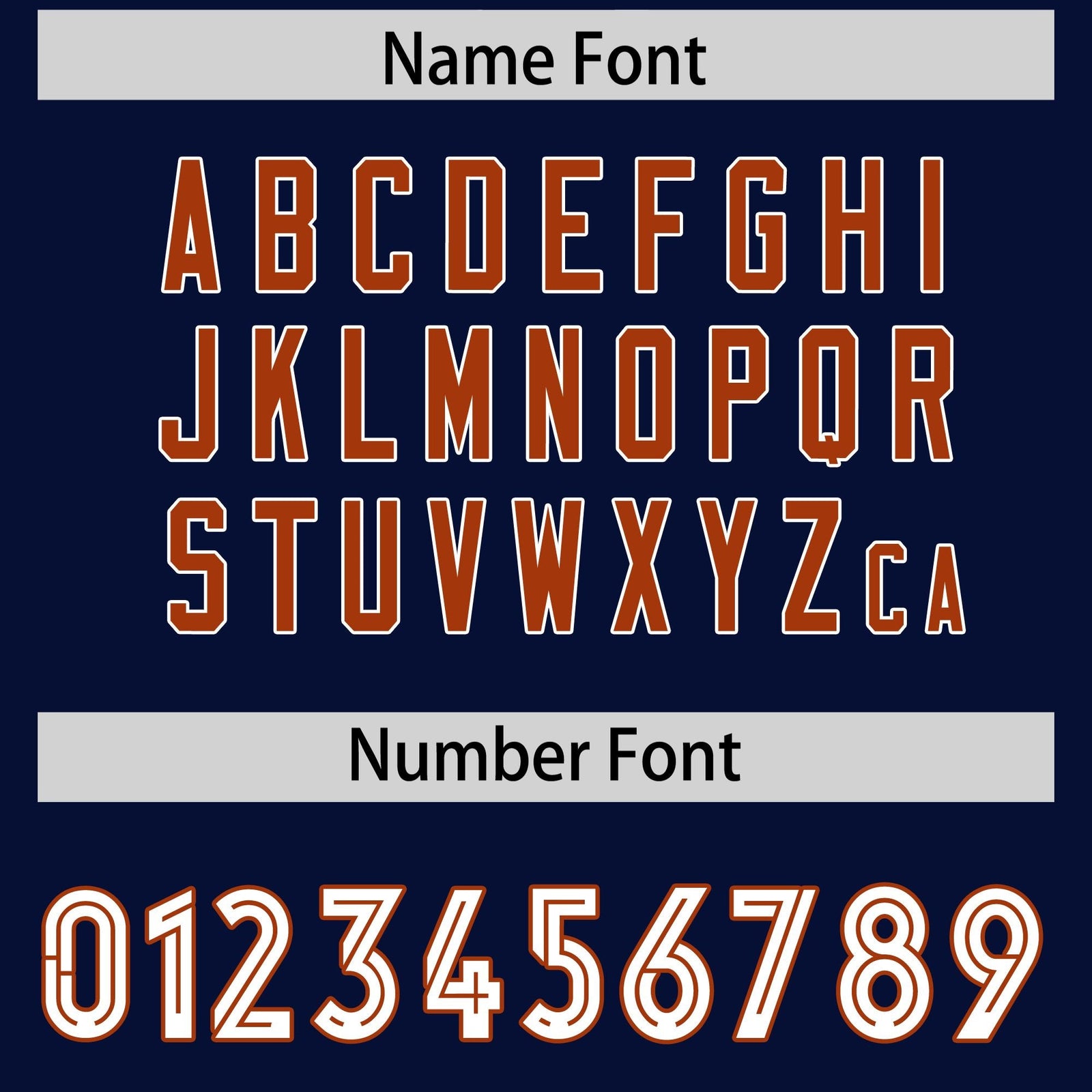 Custom Navy Texas Orange Side Stripe Pattern Authentic Football Jersey