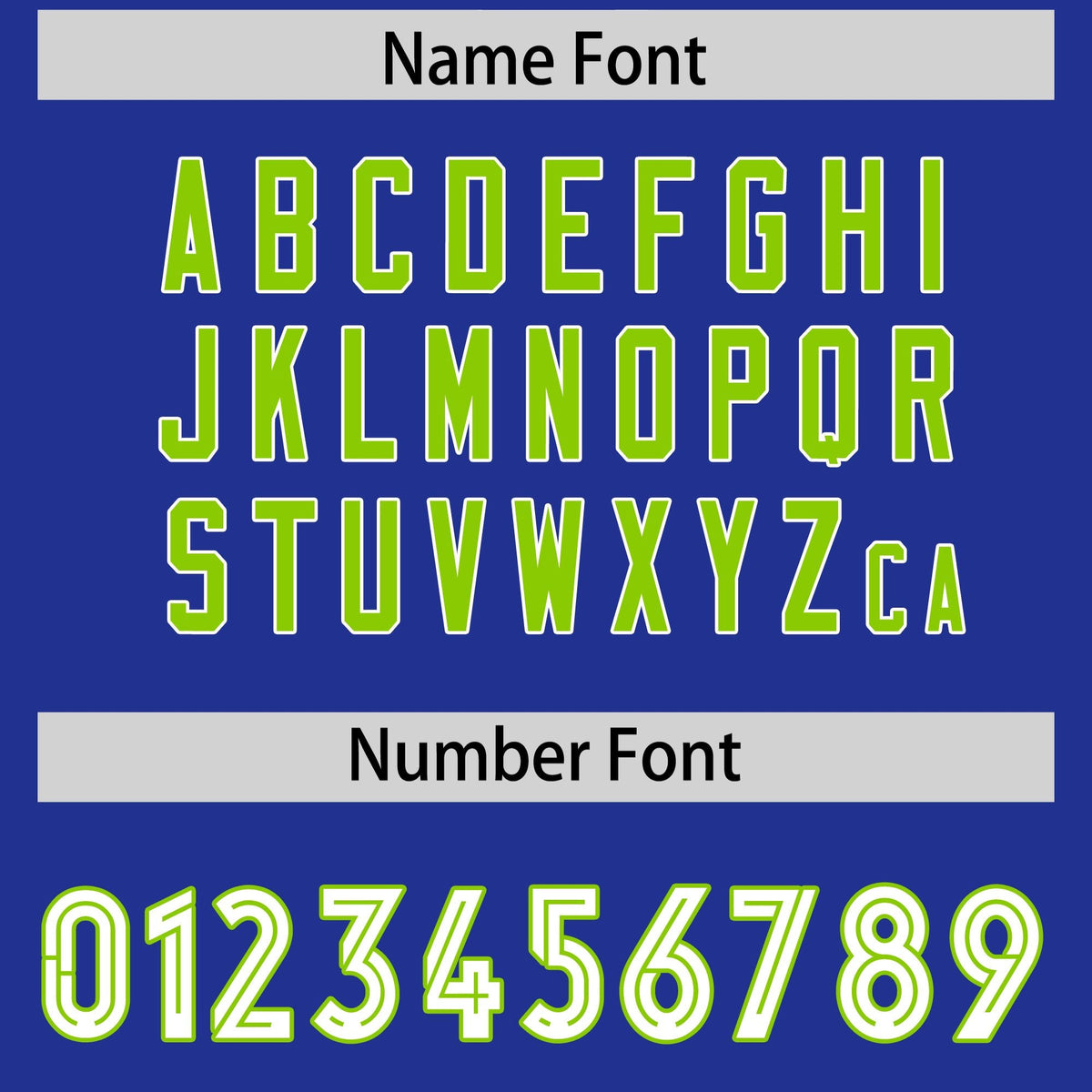 Custom Royal Neon Green Side Stripe Pattern Authentic Football Jersey