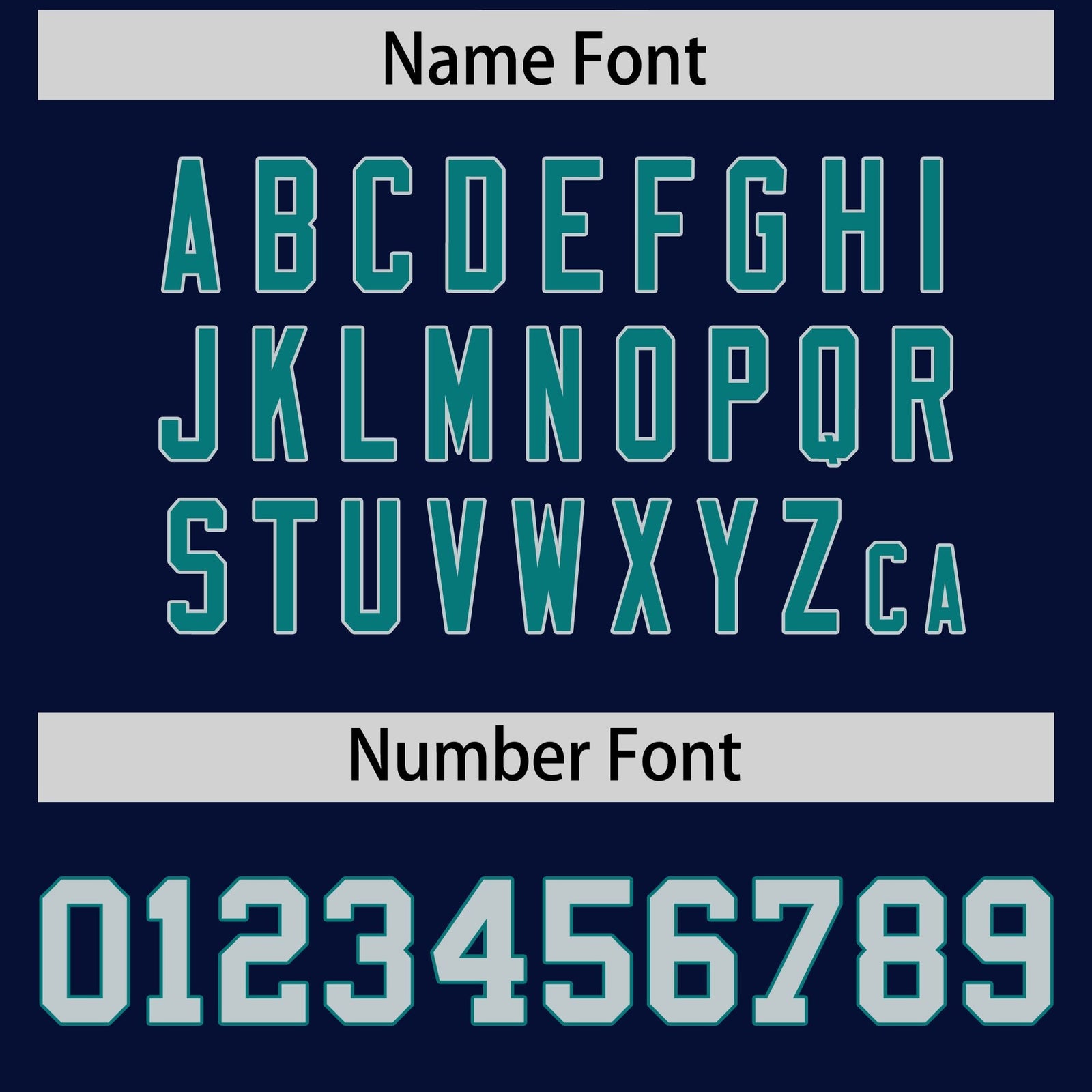 Custom Navy Aqua Side Stripe Pattern Authentic Football Jersey