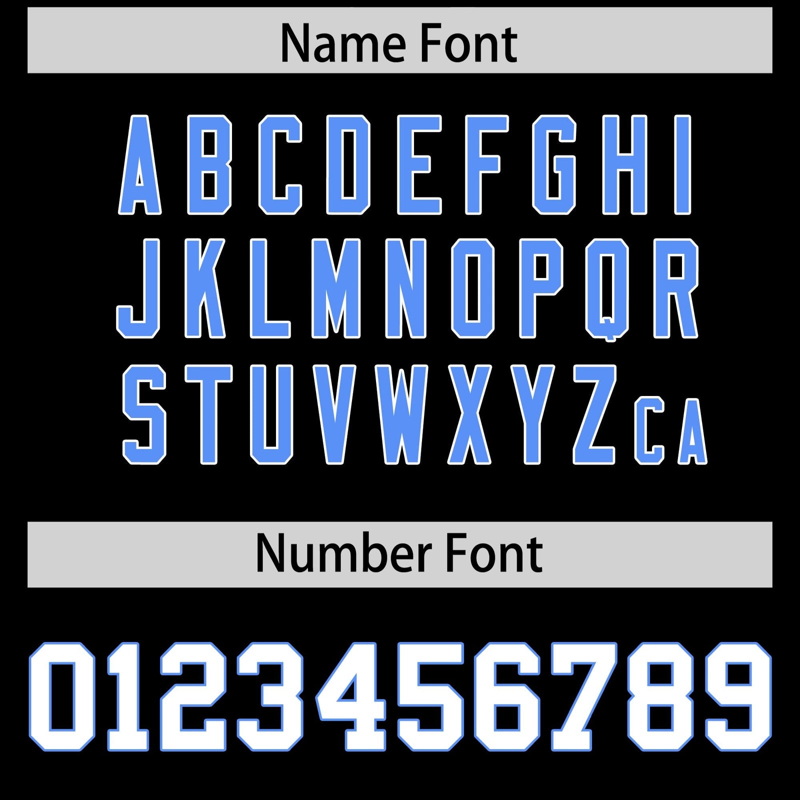 Custom Black Powder Blue Side Stripe Pattern Authentic Football Jersey