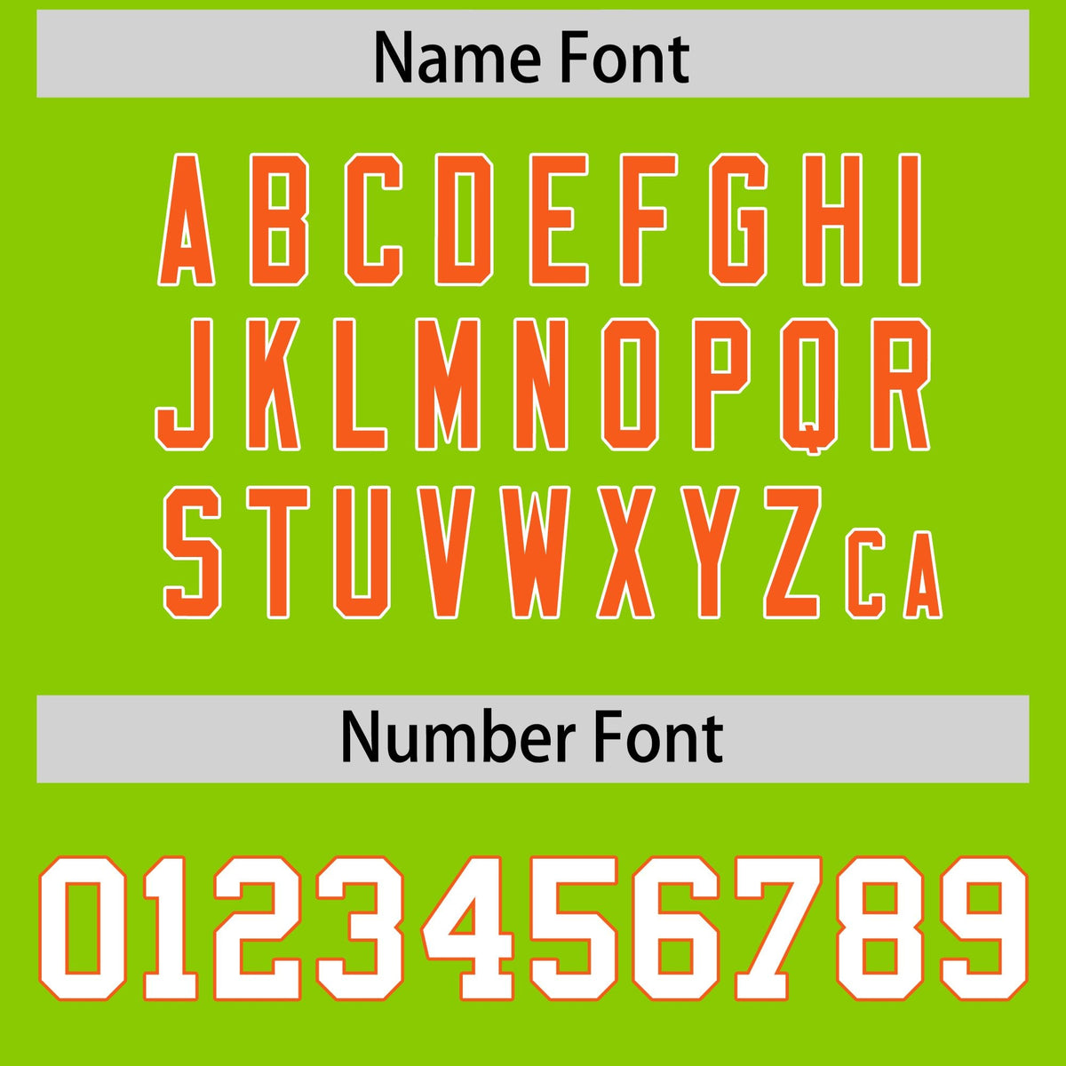 Custom Neon Green Orange Side Stripe Pattern Authentic Football Jersey