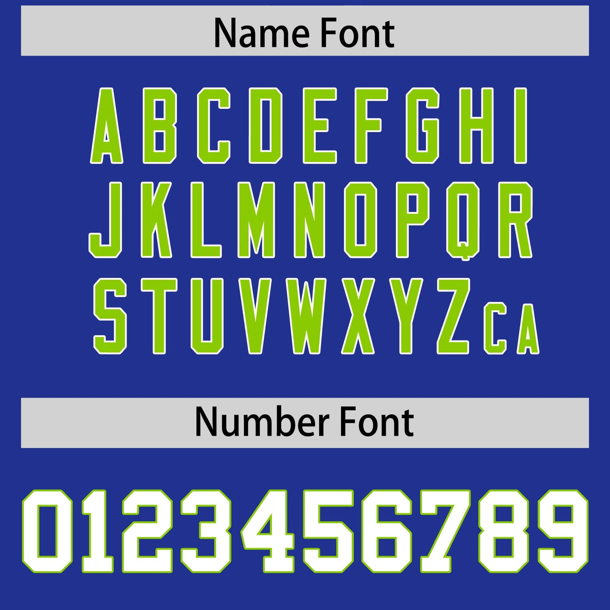 Custom Royal Neon Green Side Stripe Pattern Authentic Football Jersey