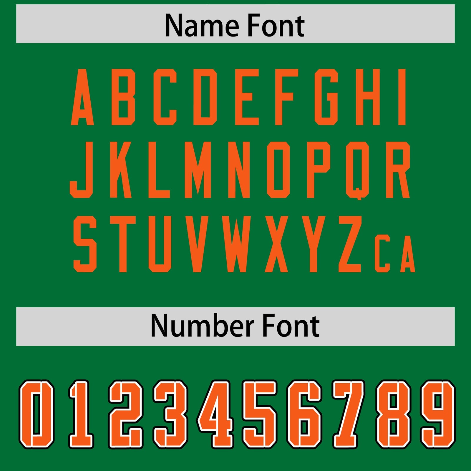 Custom Kelly Green Orange Personalized Neckline Square Classic Authentic Football Jersey