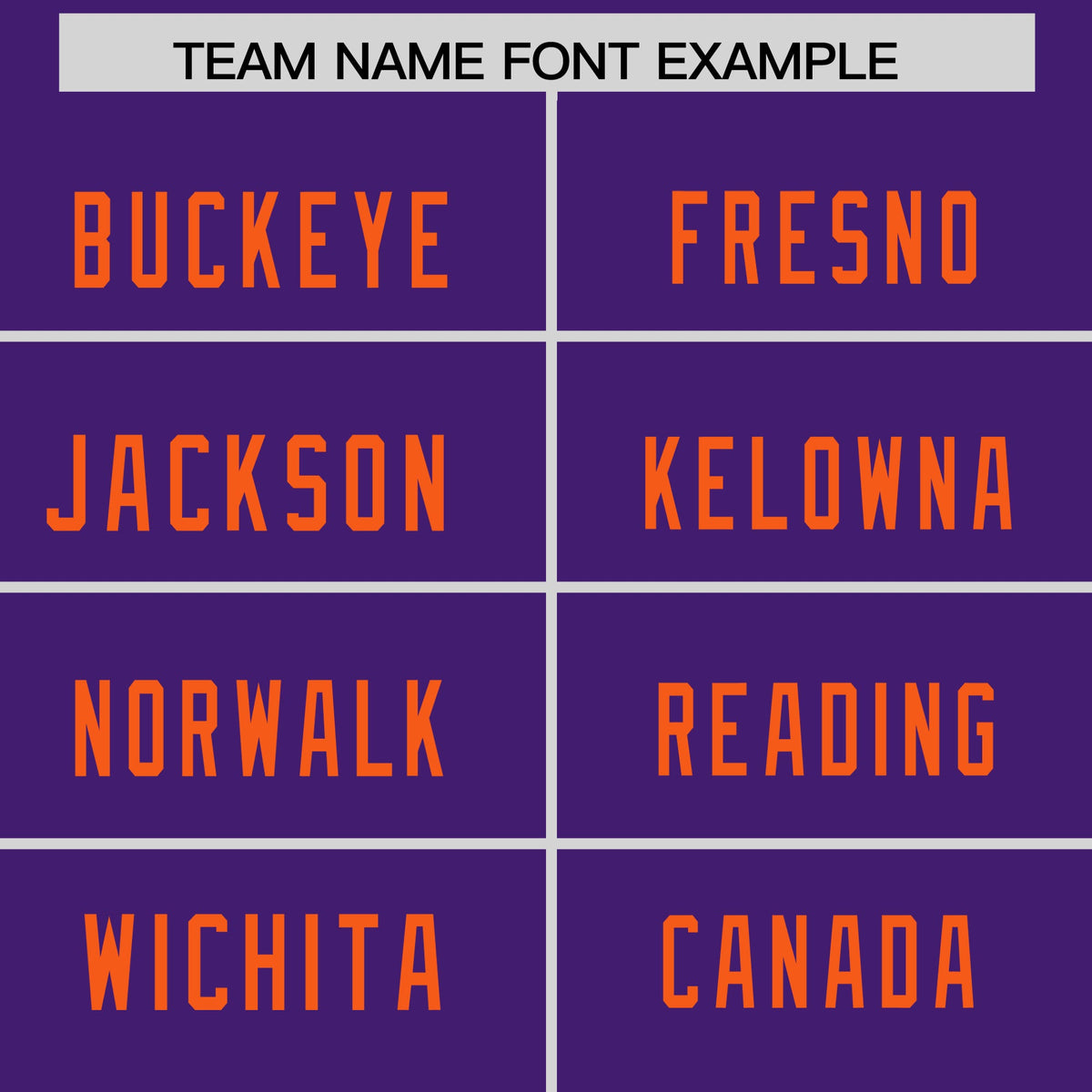 Custom Purple Orange Personalized Neckline Square Classic Authentic Football Jersey