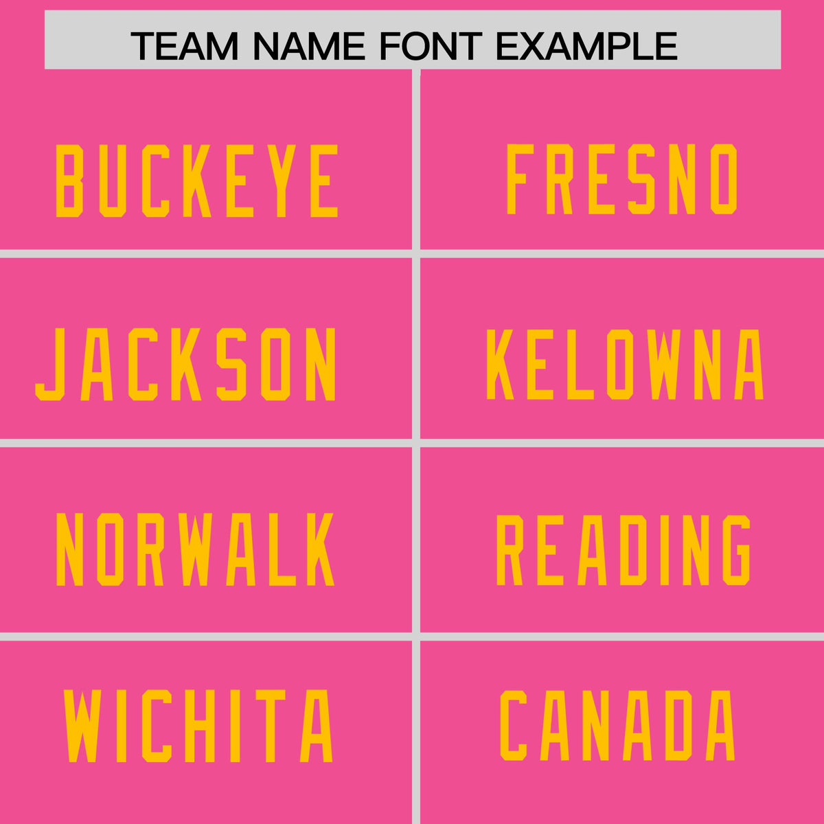 Custom Pink Yellow Personalized Neckline Square Classic Authentic Football Jersey