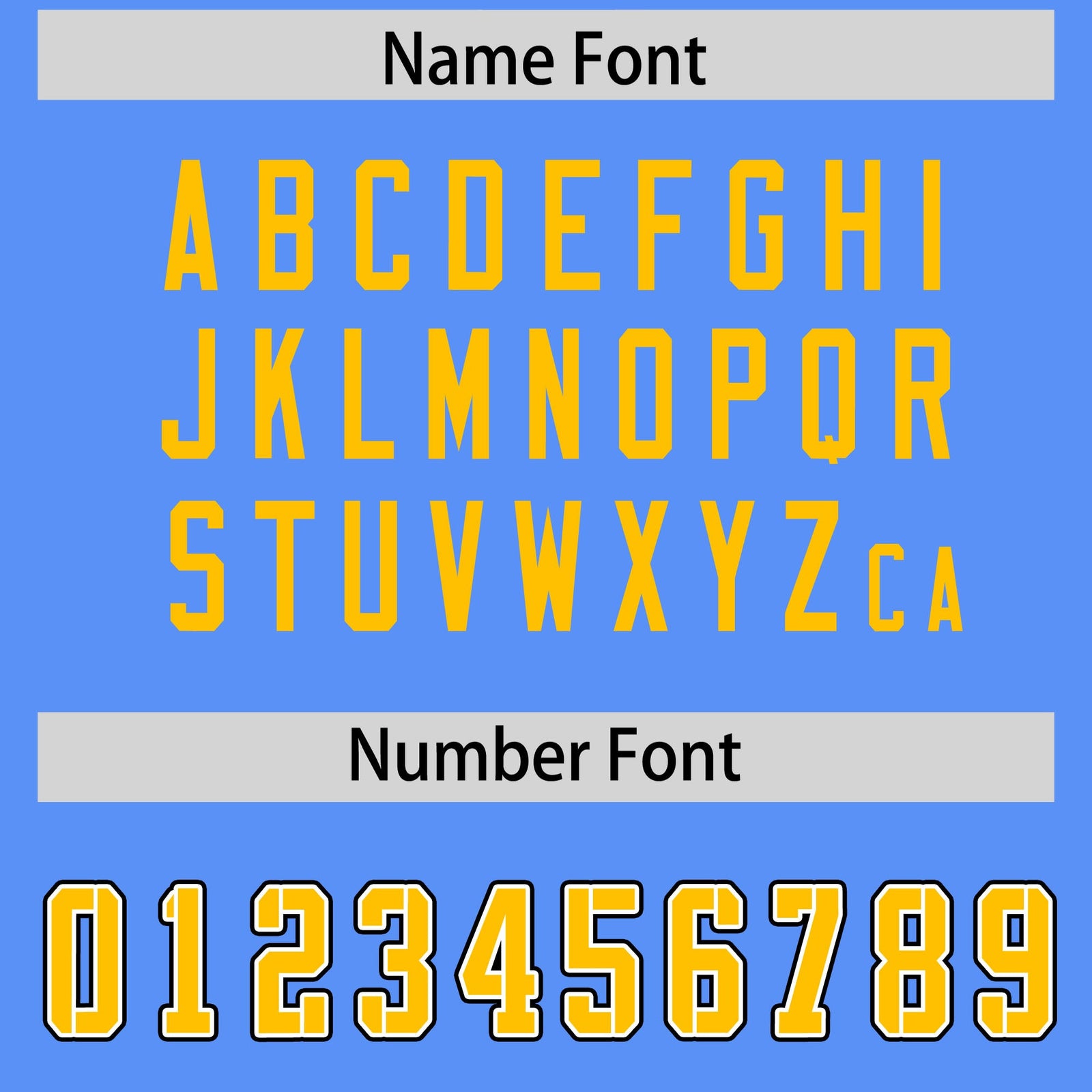 Custom Powder Blue Yellow Personalized Neckline Square Classic Authentic Football Jersey