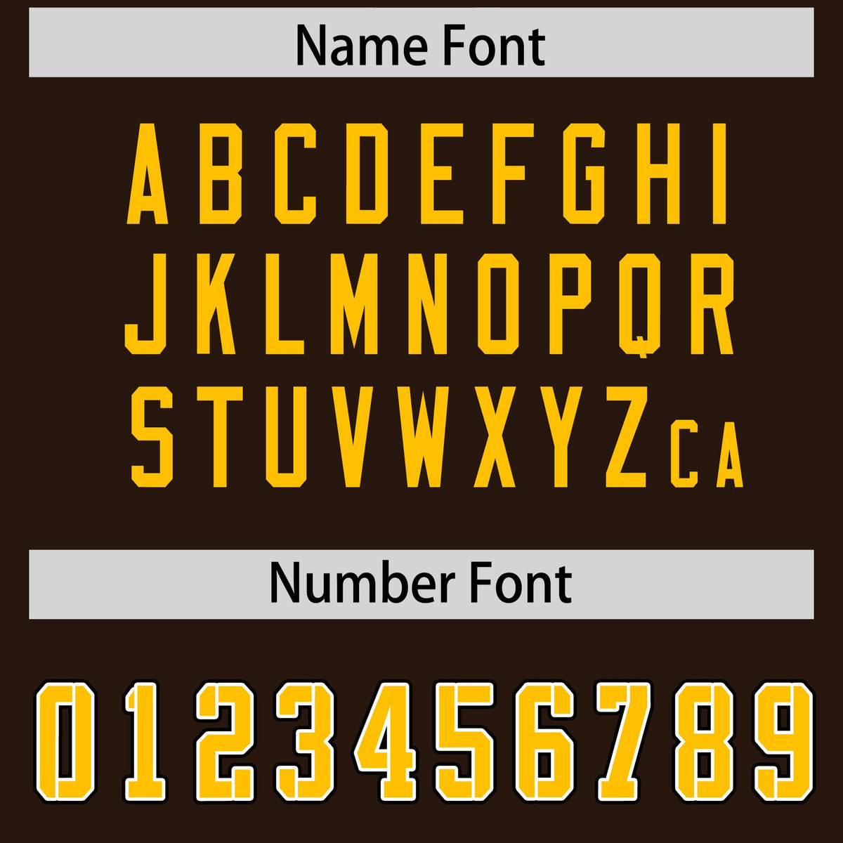 Custom Brown Yellow Personalized Neckline Square Classic Authentic Football Jersey