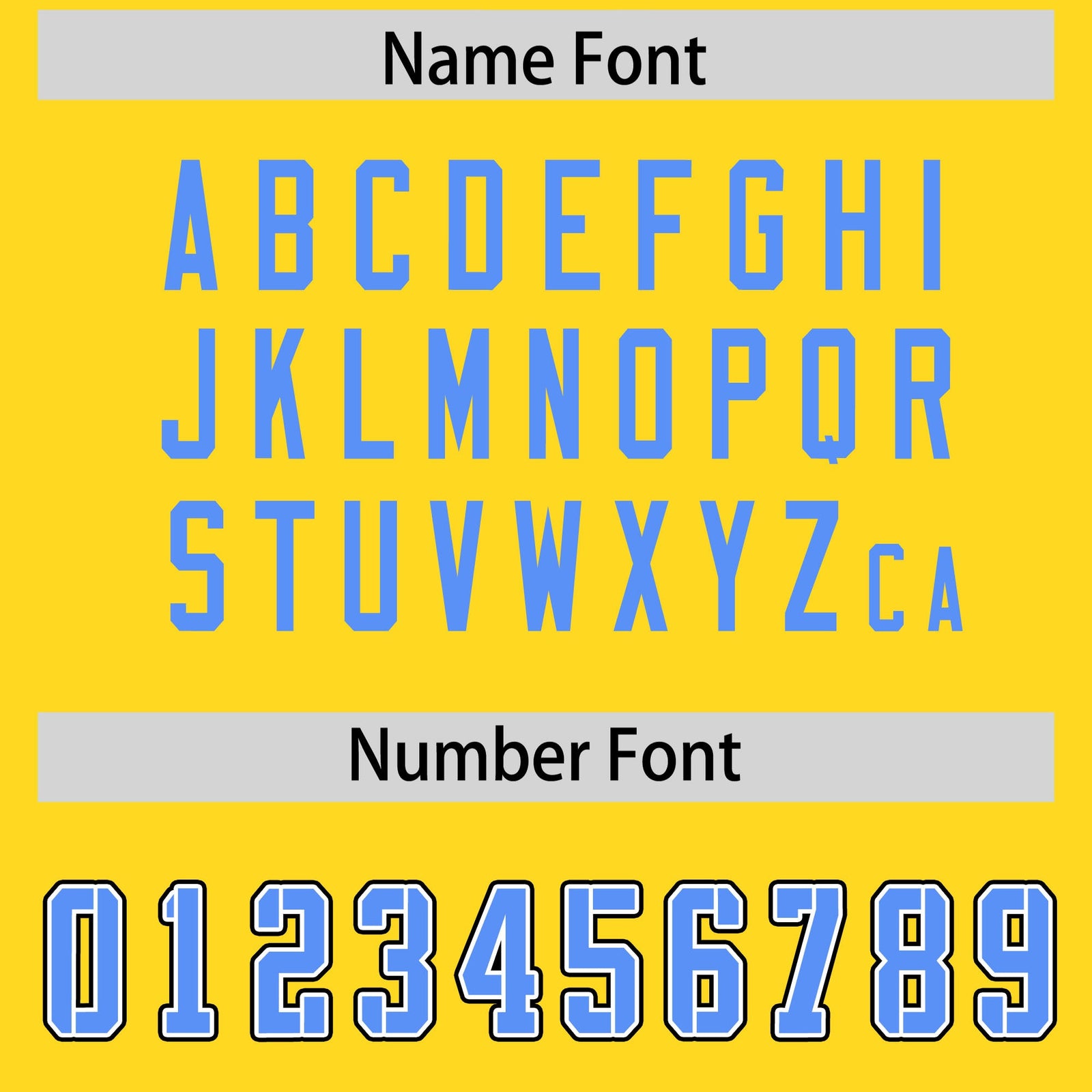 Custom Gold Powder Blue Personalized Neckline Square Classic Authentic Football Jersey