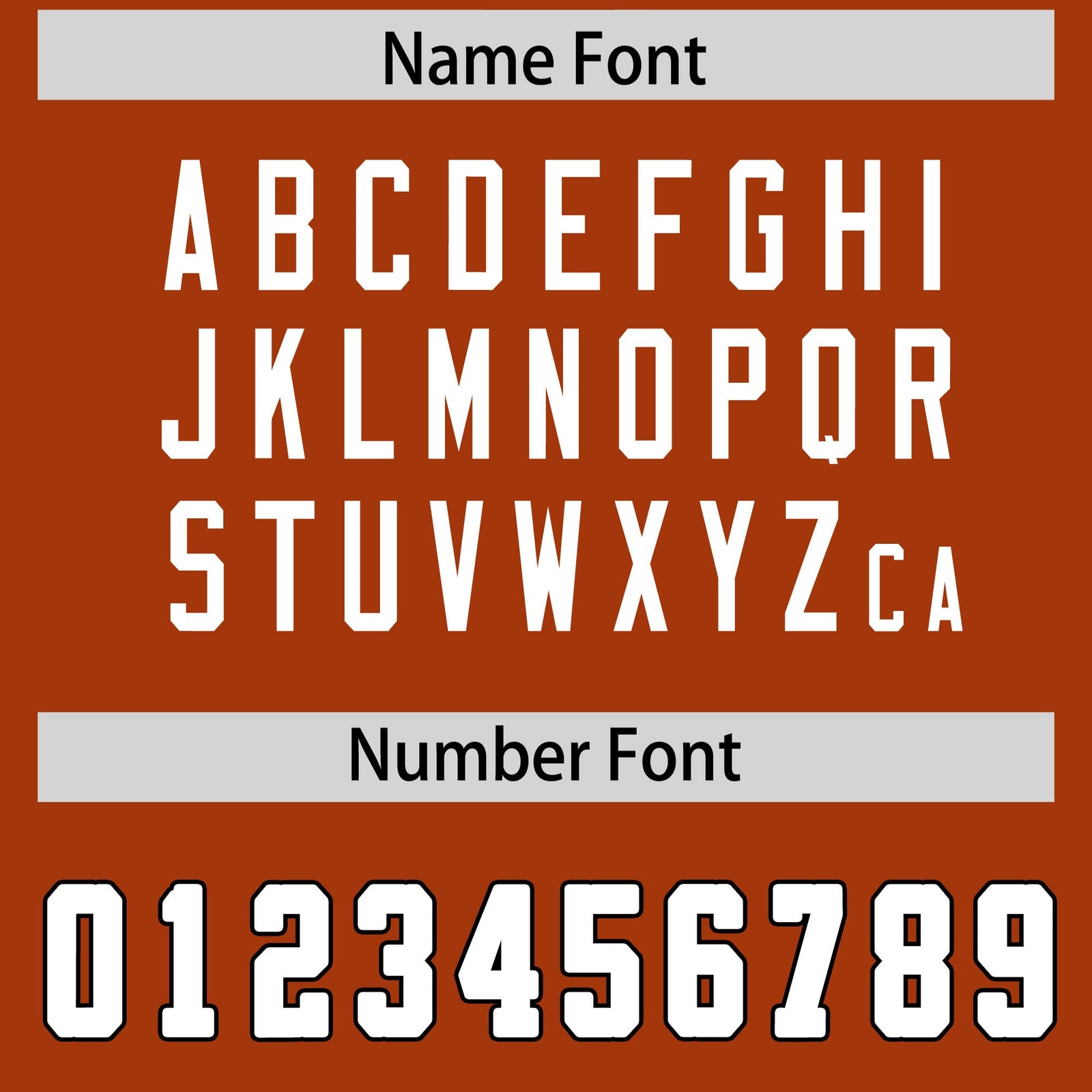 Custom Texas Orange White Personalized Neckline Square Classic Authentic Football Jersey