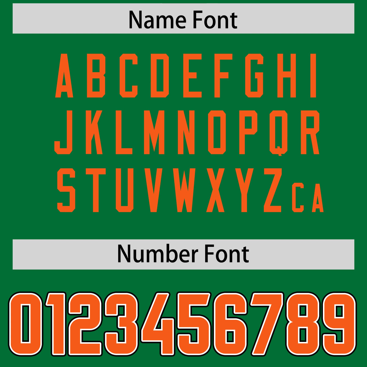 Custom Kelly Green Orange Personalized Neckline Square Classic Authentic Football Jersey