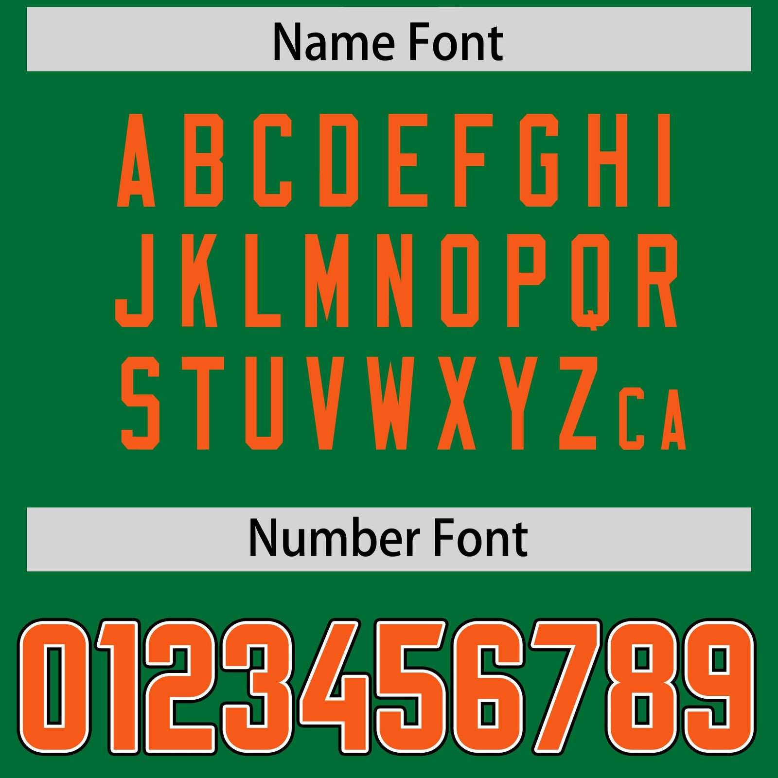 Custom Kelly Green Orange Personalized Neckline Square Classic Authentic Football Jersey