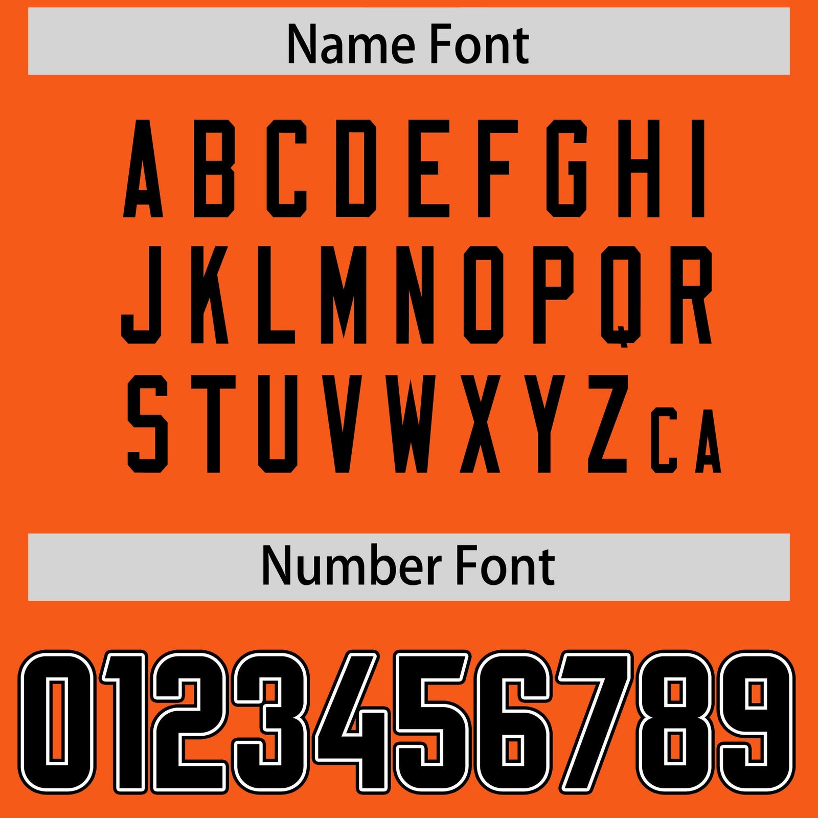 Custom Orange Black Personalized Neckline Square Classic Authentic Football Jersey