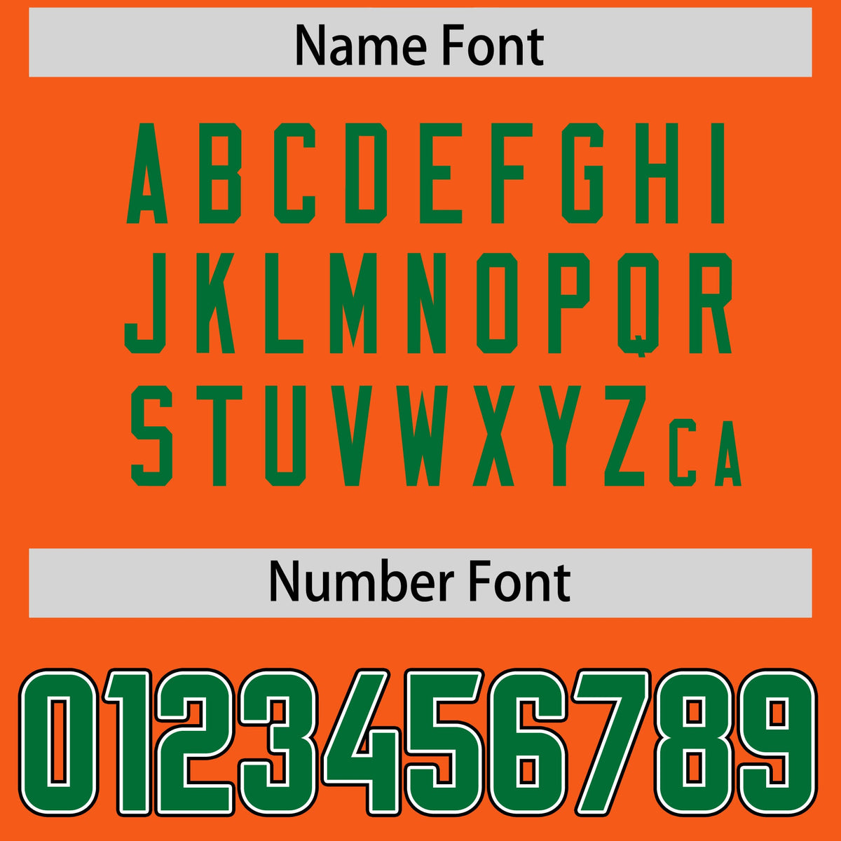 Custom Orange Kelly Green Personalized Neckline Square Classic Authentic Football Jersey