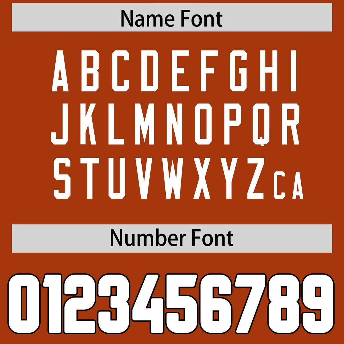 Custom Texas Orange White Personalized Neckline Square Classic Authentic Football Jersey