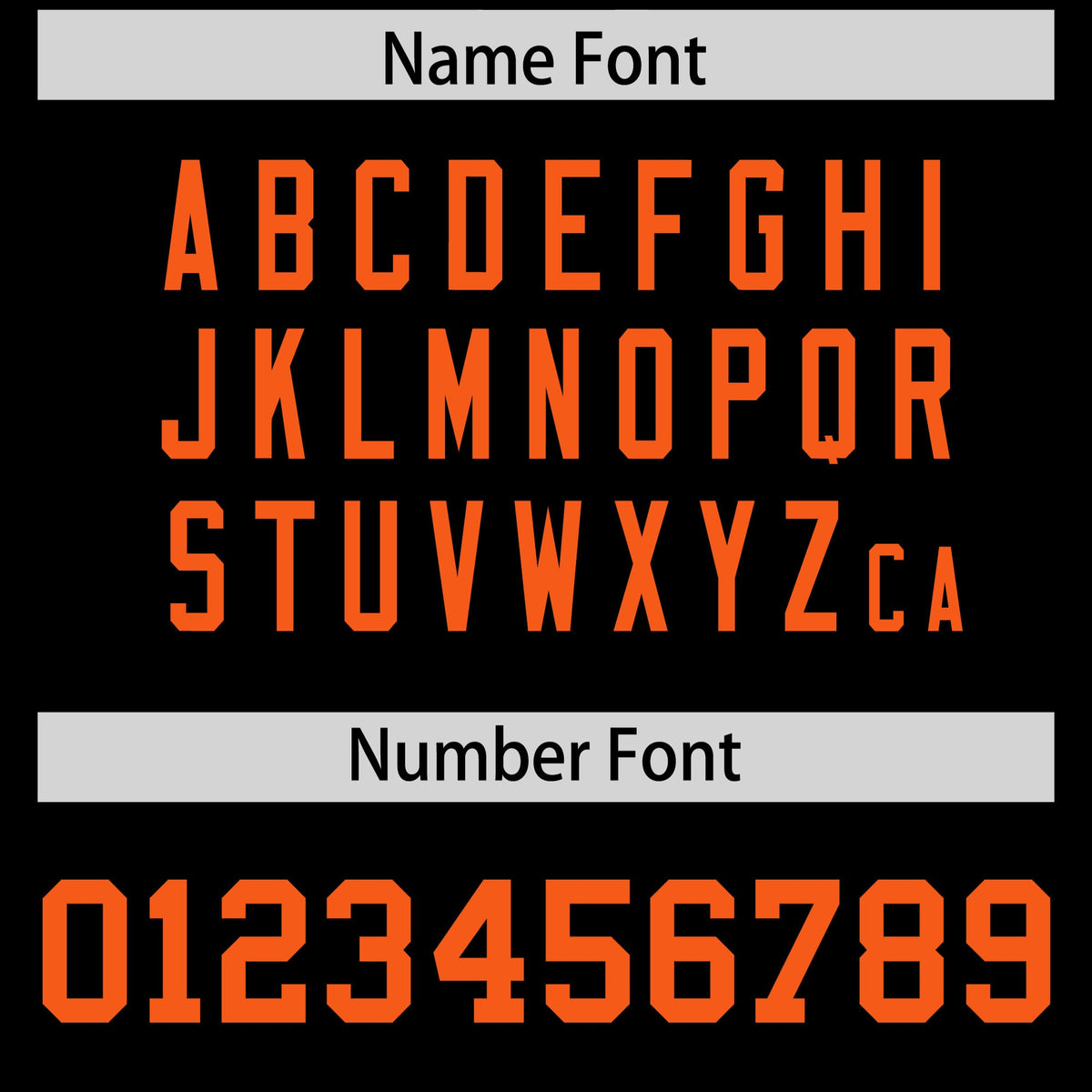 Custom Black Orange Personalized Neckline Square Classic Authentic Football Jersey