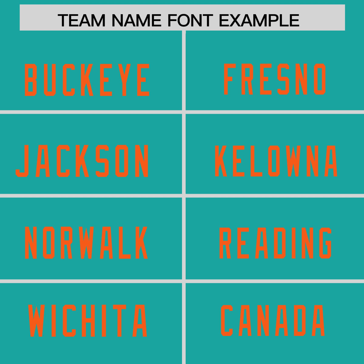 Custom Aqua Orange Personalized Neckline Square Classic Authentic Football Jersey