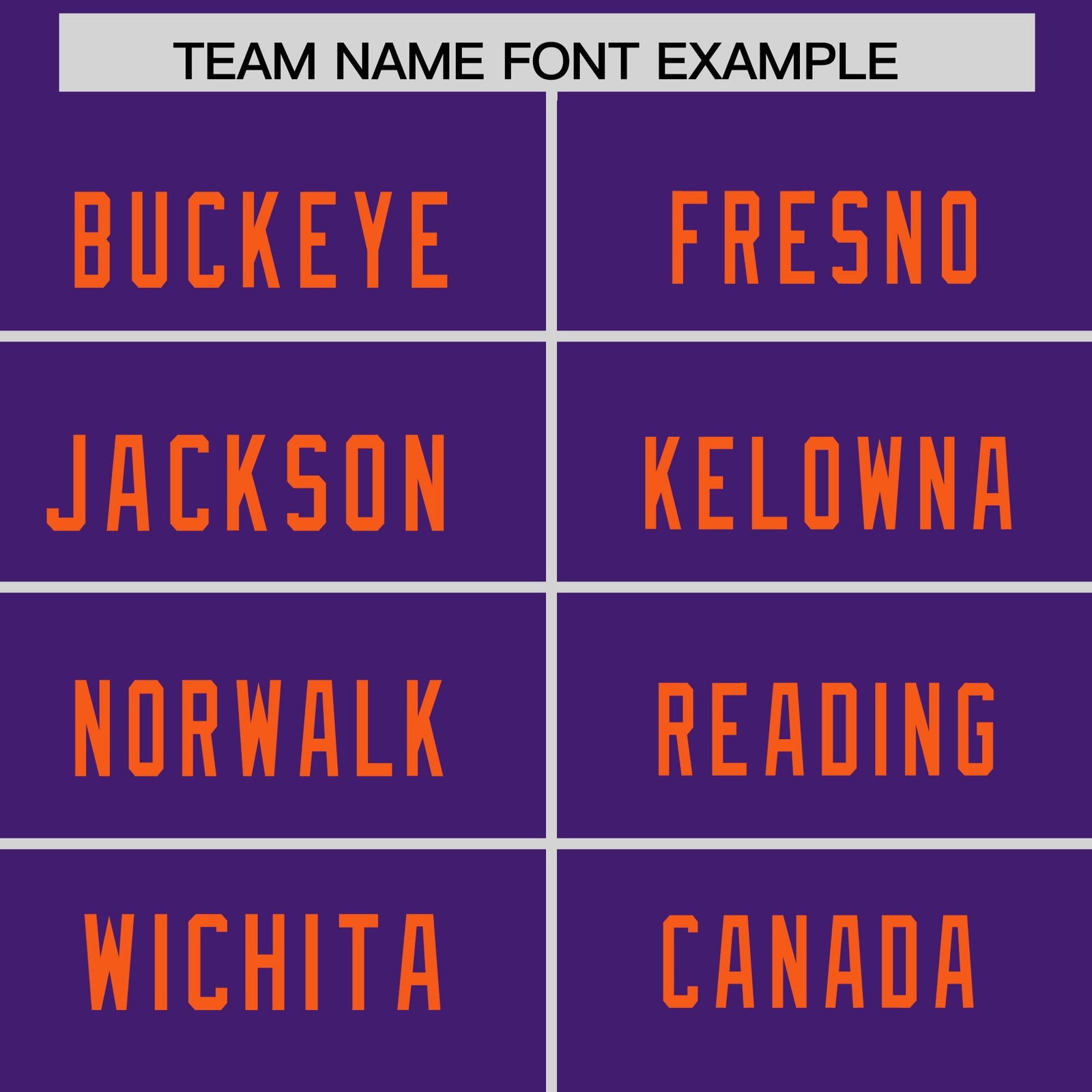 Custom Purple Orange Personalized Neckline Square Classic Authentic Football Jersey