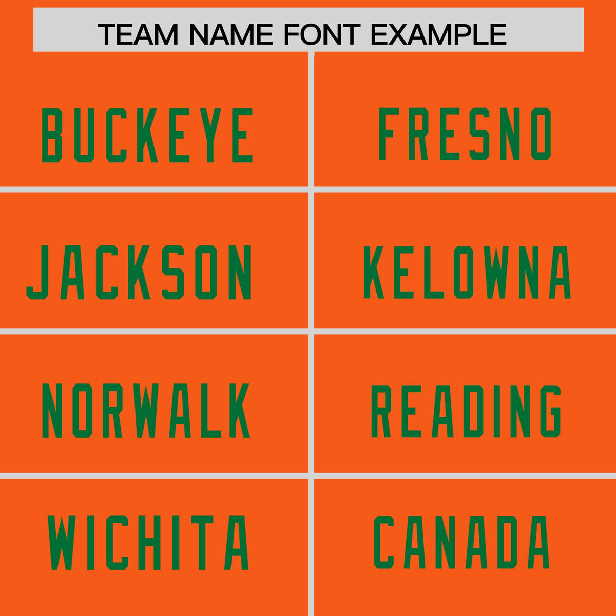 Custom Orange Kelly Green Personalized Neckline Square Classic Authentic Football Jersey