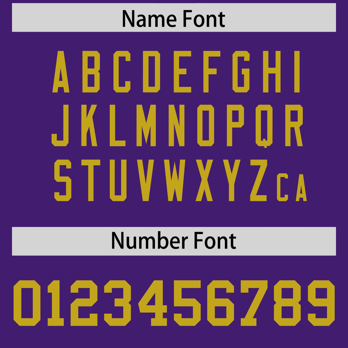 Custom Purple Old Gold Personalized Neckline Square Classic Authentic Football Jersey