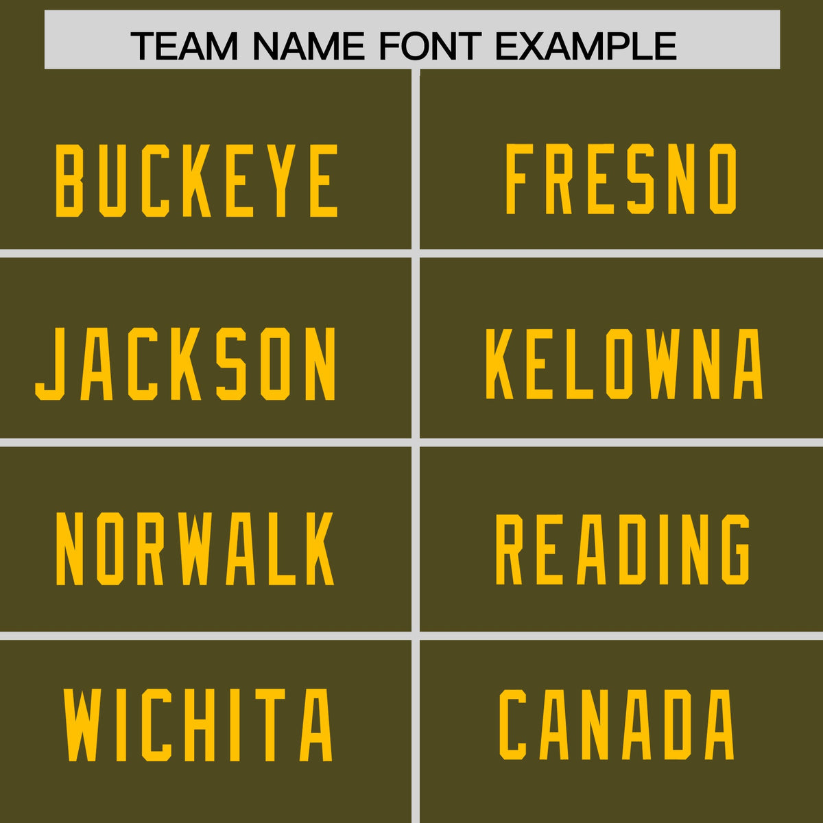 Custom Olive Yellow Personalized Neckline Square Classic Authentic Football Jersey