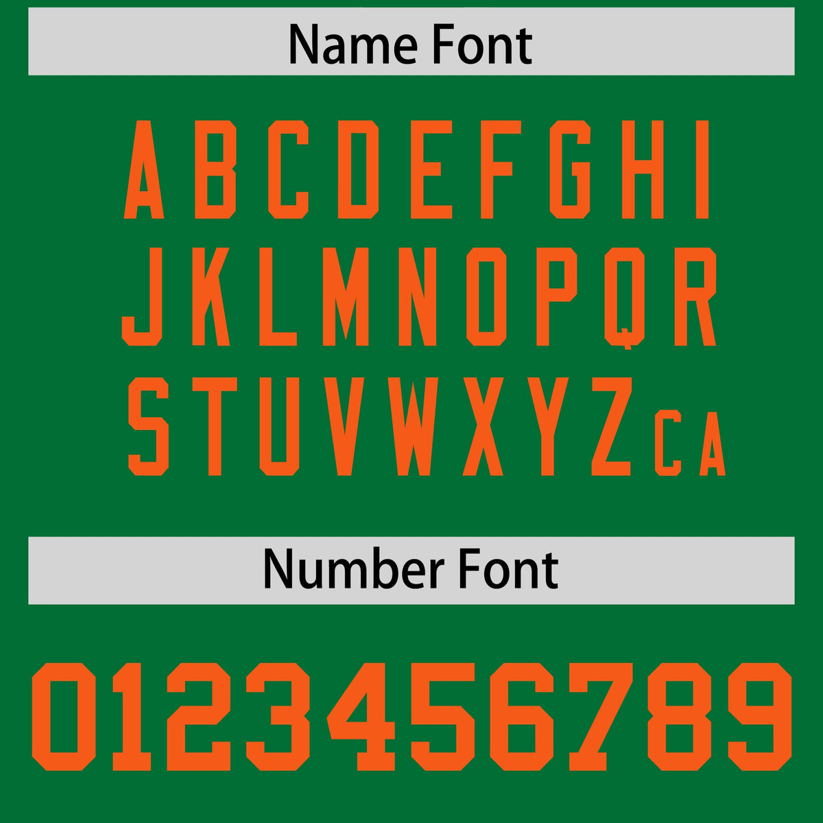 Custom Kelly Green Orange Personalized Neckline Square Classic Authentic Football Jersey