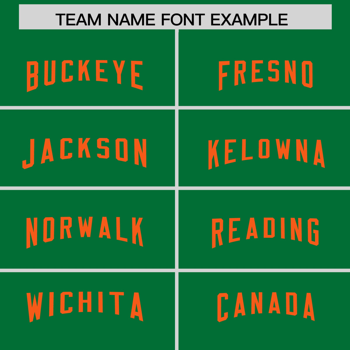 Custom Kelly Green Orange Personalized Neckline Square Classic Authentic Football Jersey