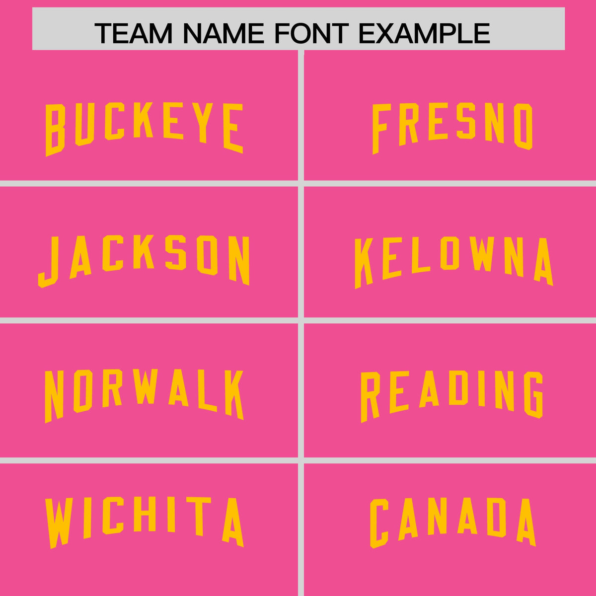 Custom Pink Yellow Personalized Neckline Square Classic Authentic Football Jersey