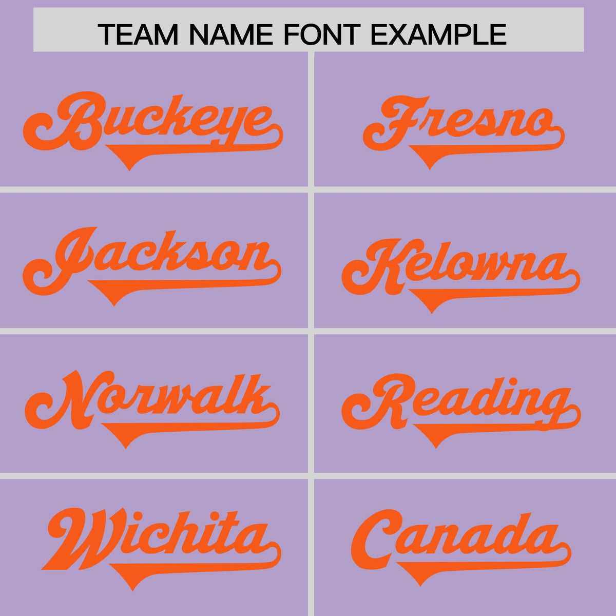 Custom Light Purple Orange Personalized Neckline Square Classic Authentic Football Jersey