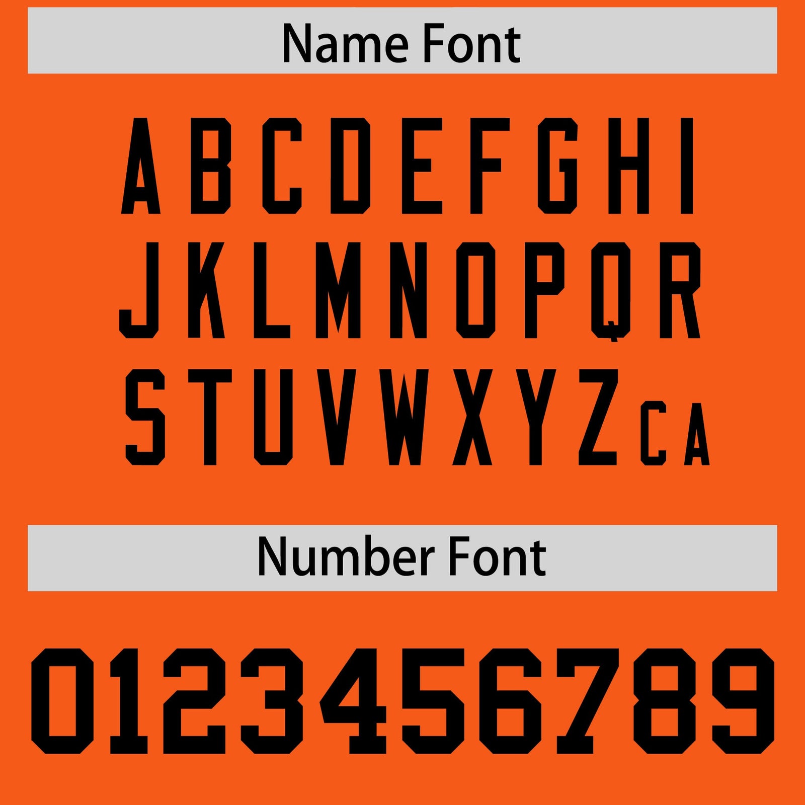 Custom Orange Black Personalized Neckline Square Classic Authentic Football Jersey