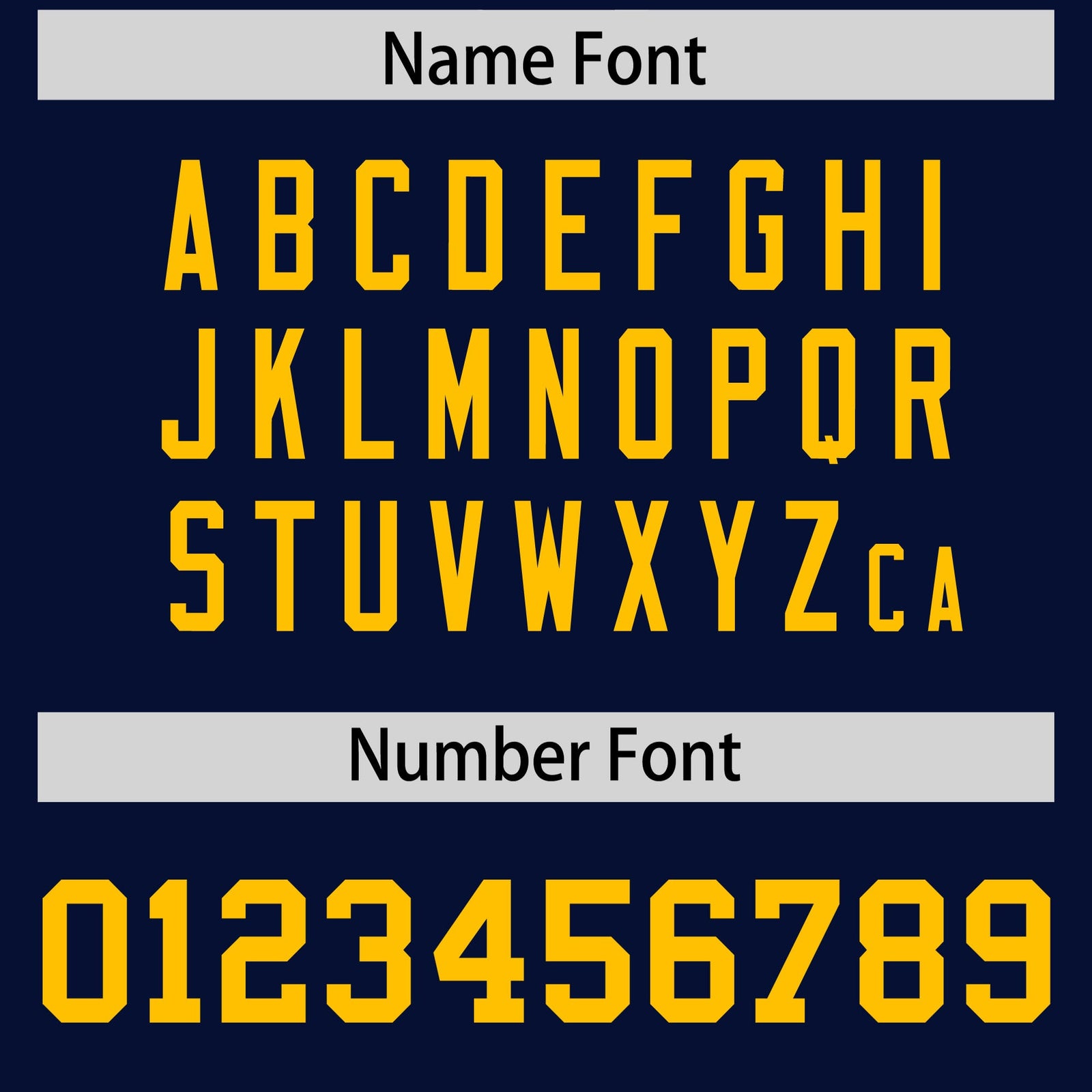 Custom Navy Yellow Personalized Neckline Square Classic Authentic Football Jersey