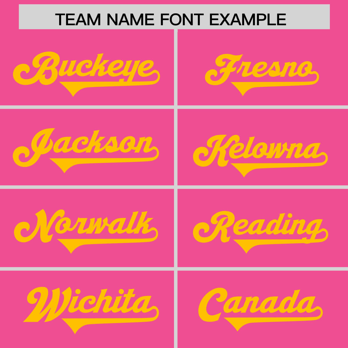 Custom Pink Yellow Personalized Neckline Square Classic Authentic Football Jersey