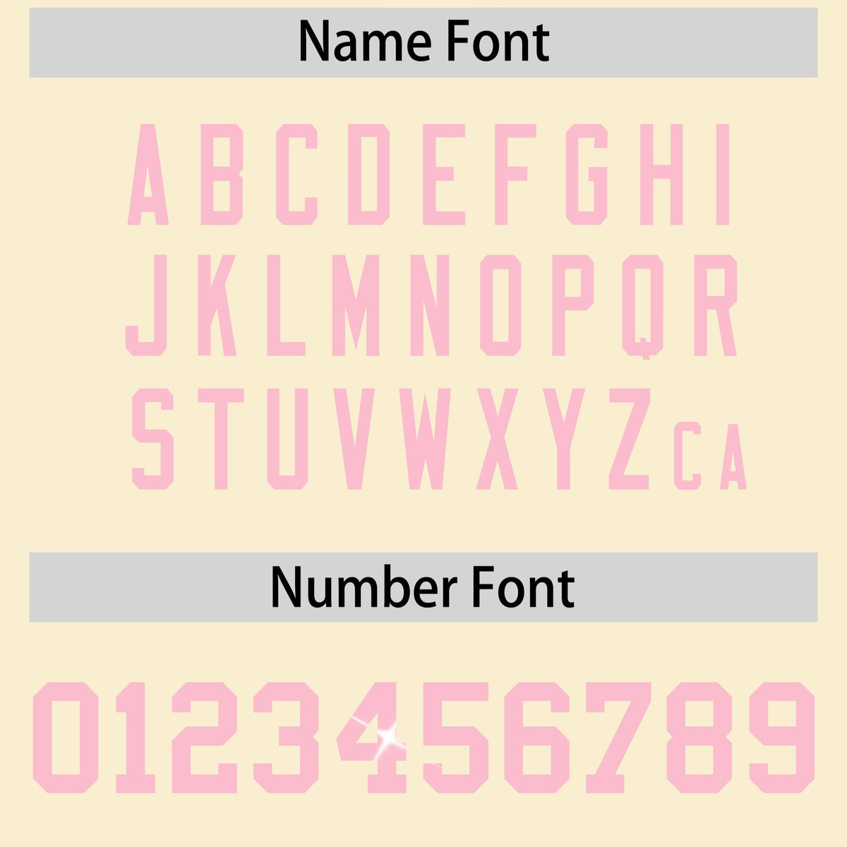 Custom Cream Light Pink sequin lettering Moisture-Wicking Football Jersey| KXKSHOP