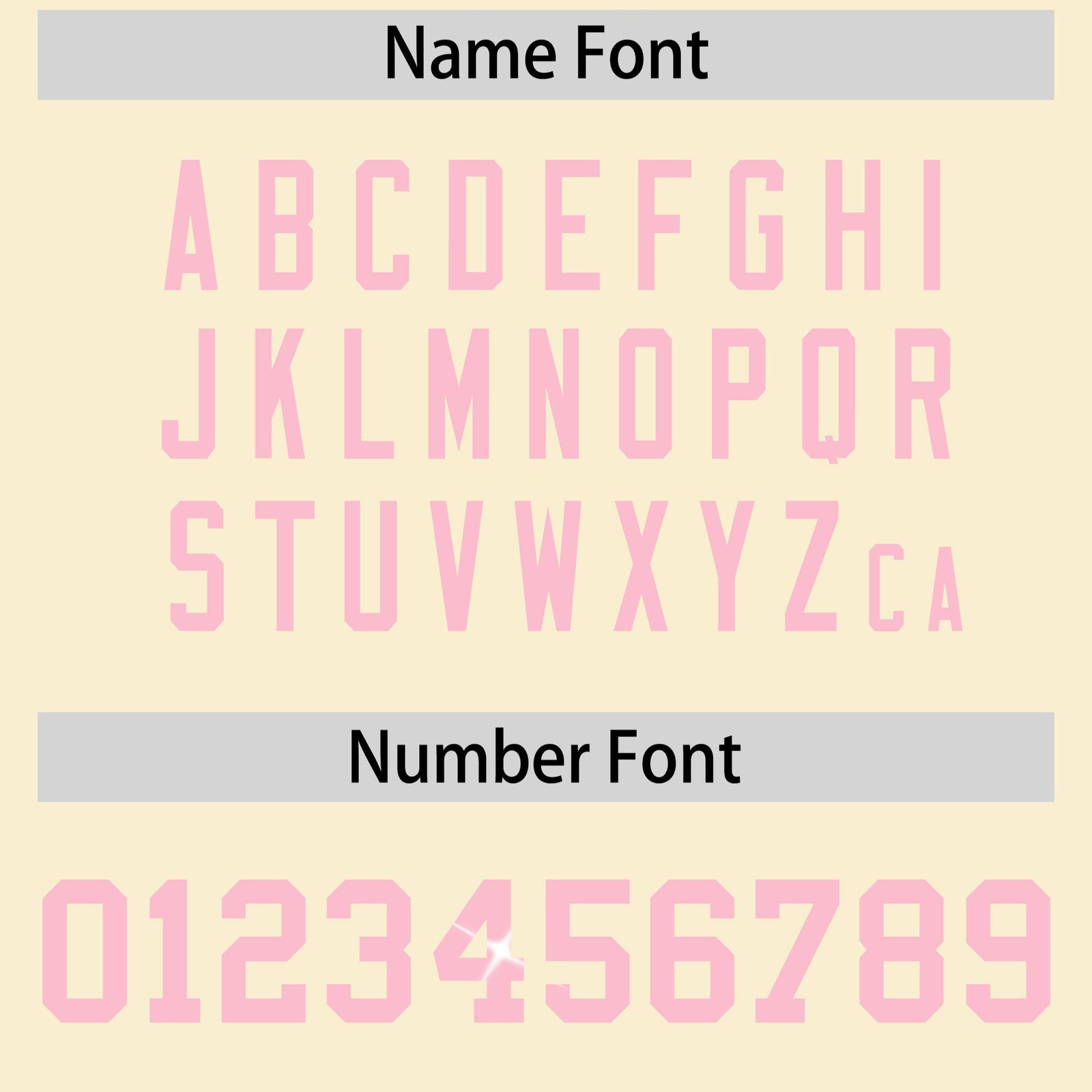 Custom Cream Light Pink sequin lettering Moisture-Wicking Football Jersey| KXKSHOP