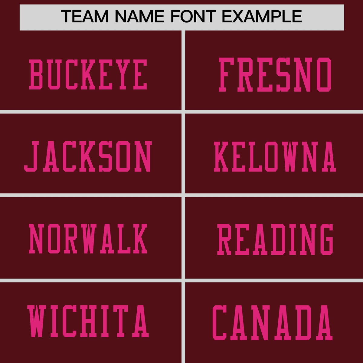 Custom Burgundy Pink sequin lettering Stretch Fabric Football Jersey| KXKSHOP