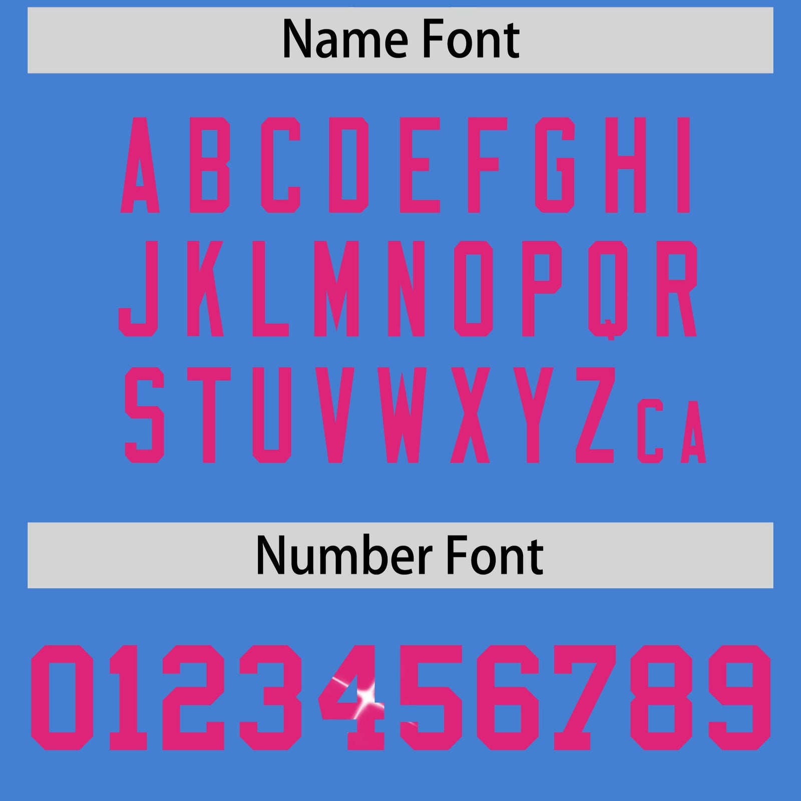 Custom Powder Blue Pink sequin lettering Moisture-Wicking Football Jersey| KXKSHOP
