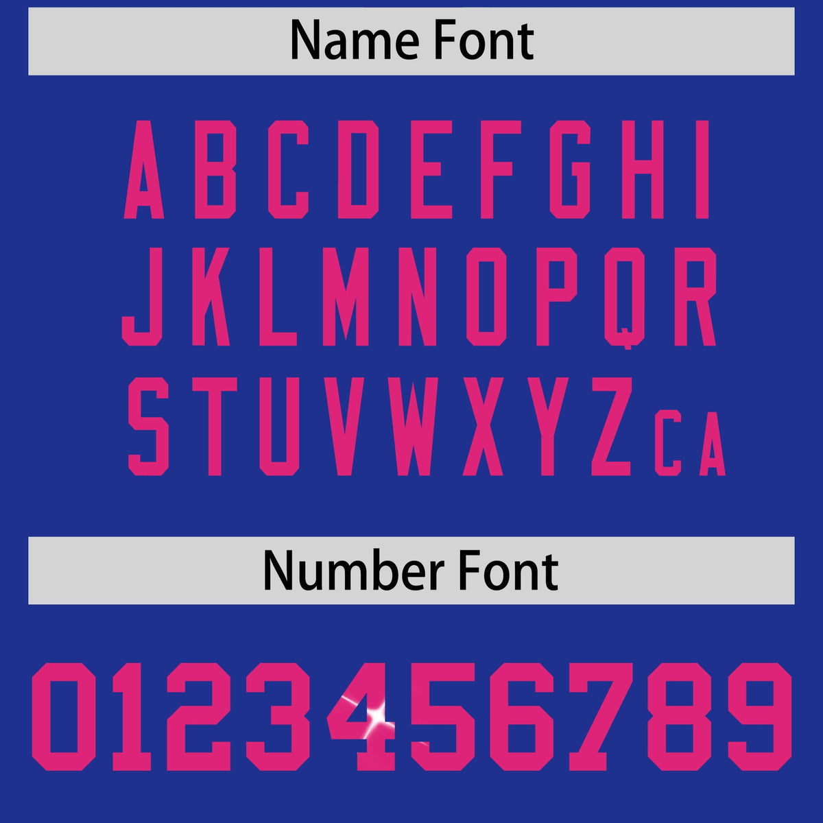 Custom Royal Blue Pink sequin lettering Breathable Football Jersey| KXKSHOP