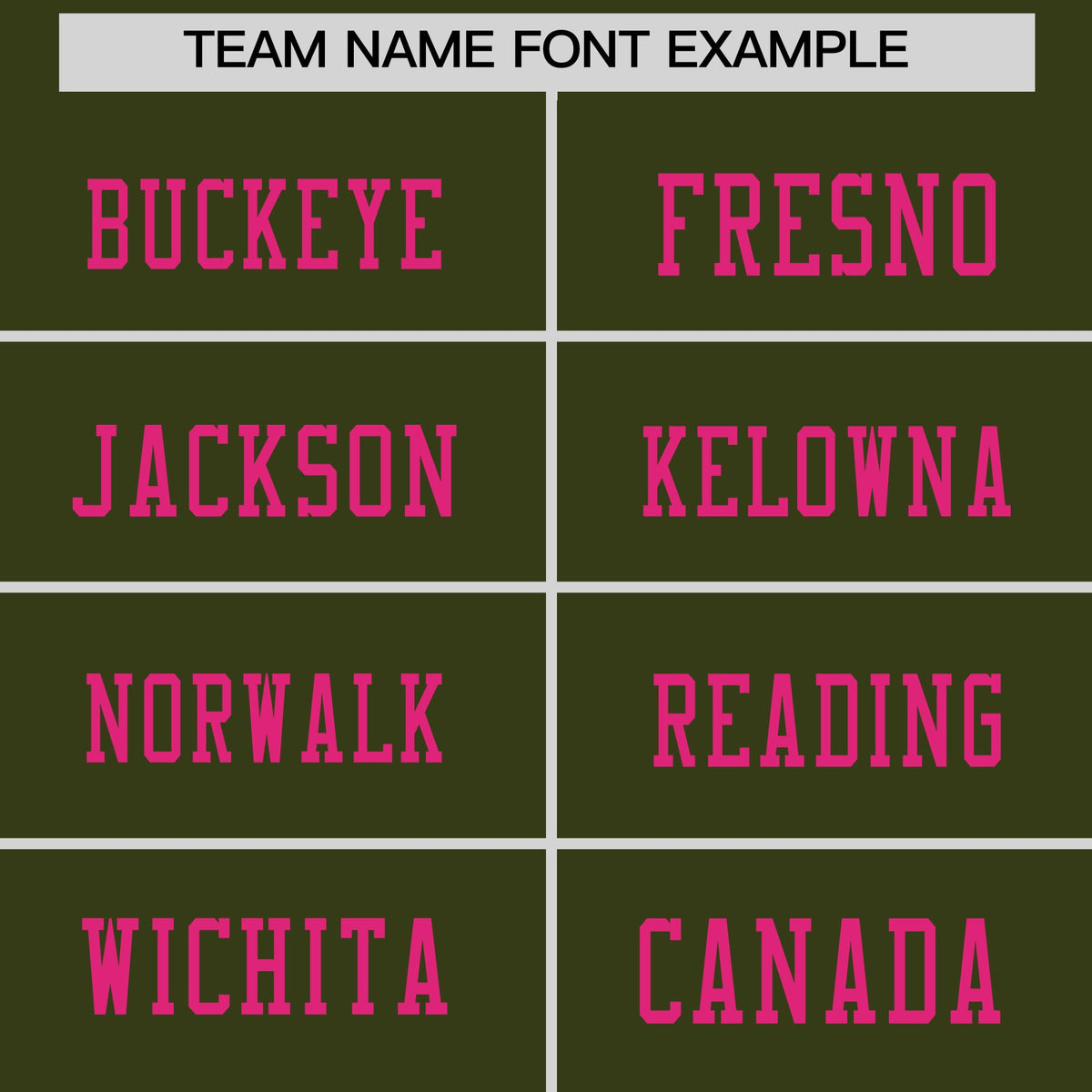 Custom Olive Pink sequin lettering Stretch Fabric Football Jersey| KXKSHOP