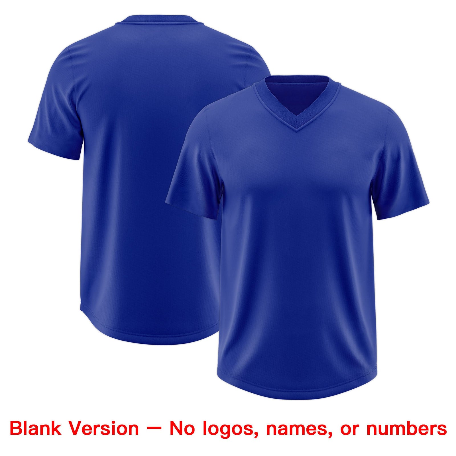 Custom Royal Blue White sequin lettering Breathable Football Jersey| KXKSHOP