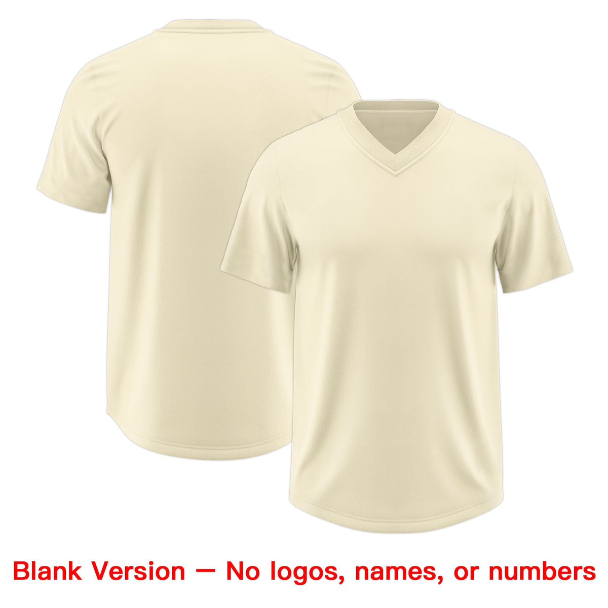 Custom Cream Red sequin lettering Breathable Football Jersey| KXKSHOP